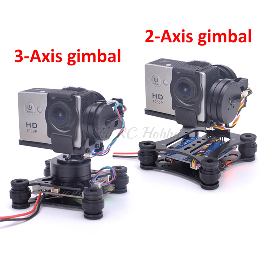2 Đầu Trục/3 Trục Không Chổi T - đánh giá và giá Drone Gimbal For Gopro Hero